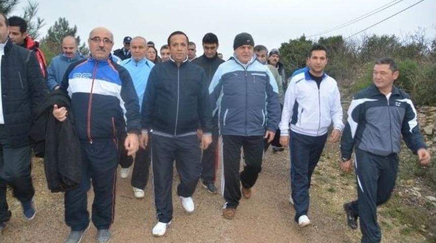 Başkanlar Sağlıklı Yaşam Y&uuml;r&uuml;y&uuml;ş&uuml;nde Buluştular