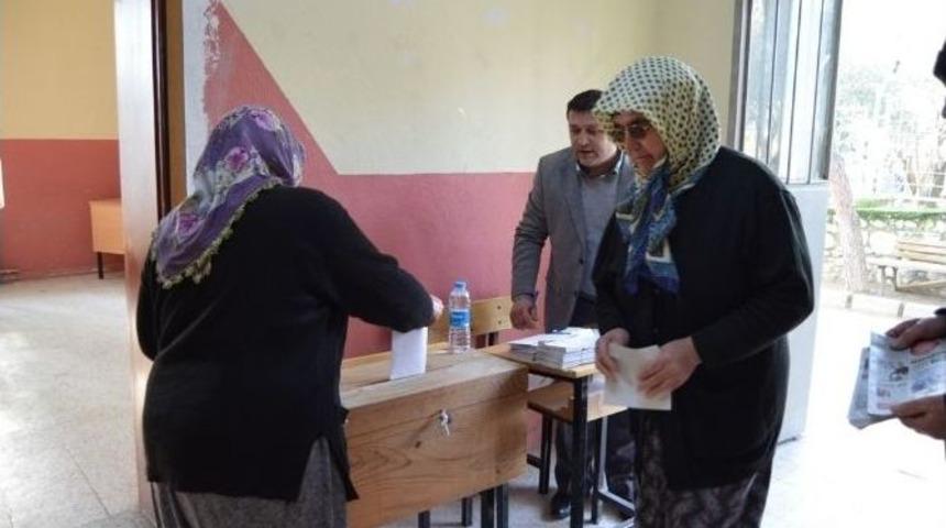 Selendili &Ccedil;ift&ccedil;iler Ziraat Odası Delegeliği İ&ccedil;in Sandık Başına Gitti