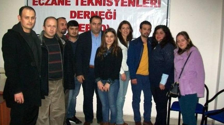 Eskişehir Eczane Teknisyenleri Derneği Başkanı Metin Yıldız G&uuml;ven Tazeledi