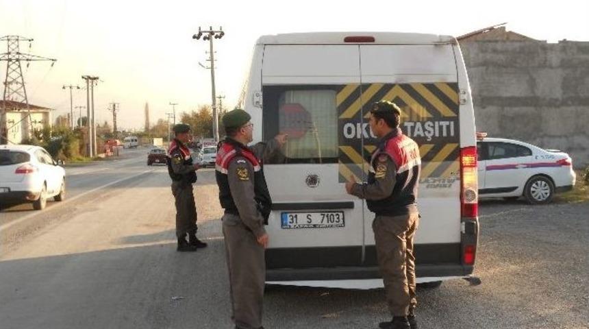 D&ouml;rtyol&rsquo;da 610 &Ouml;ğrenci Servisi Denetlendi