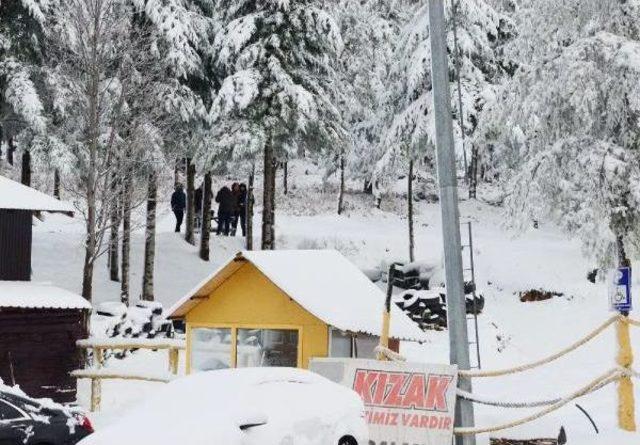 Kartepe'de Kar Kalınlığı 15 Santime Ulaştı- Fotoğraflar