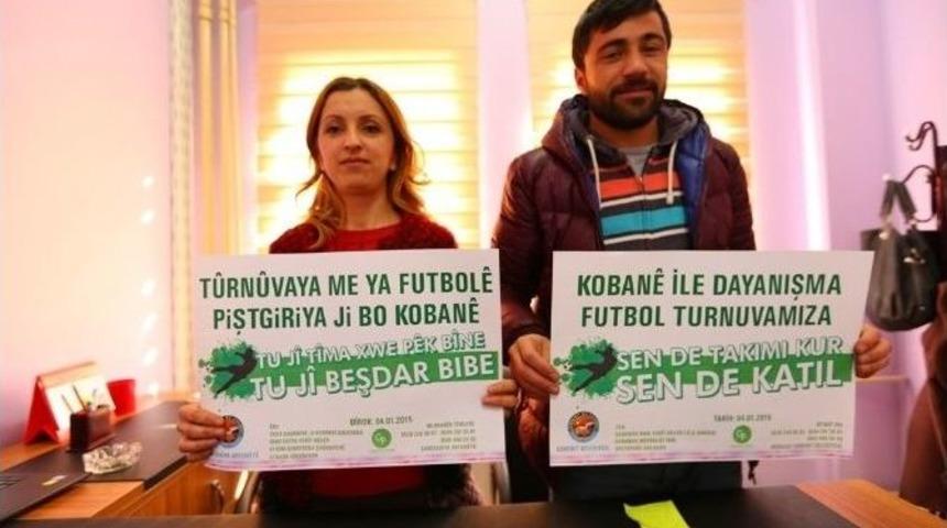 Edremit&rsquo;te &rsquo;kobani İle Dayanışma Futbol Turnuvası&rsquo;
