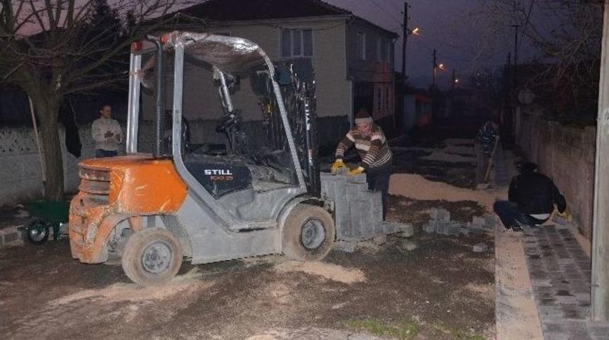 Ergene Kırkg&ouml;z Mahallesi&rsquo;nde Yol &Ccedil;alışması Başladı