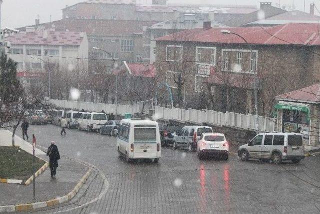 Muş&rsquo;ta Kar Yağışı 1