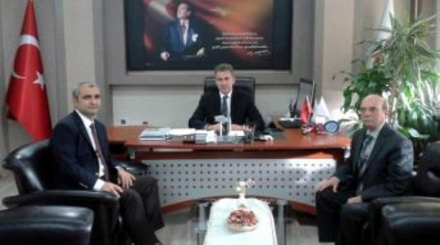 S&ouml;ylevci Ve Akoğlu&rsquo;ndan Dr. Kasım &Ccedil;etin&rsquo;e Ziyaret