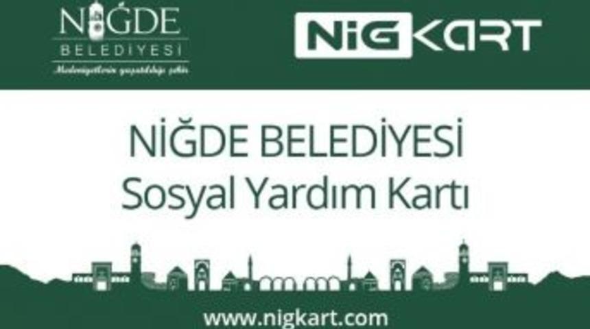 Niğde Belediyesinden Sosyal Kart Uygulaması