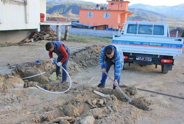 Kocabaş Mahallesi&rsquo;nde &Uuml;styapı &Ccedil;alışmaları Devam Ediyor 2