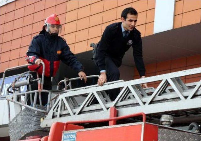 Zonguldak Emniyet Müdürlüğü'nde Yangın Tatbikatı