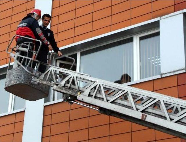 Zonguldak Emniyet Müdürlüğü'nde Yangın Tatbikatı