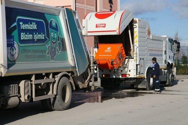 Odunpazarı Belediyesi “çöp Konteyneri Yıkama Ve Dezenfekte Aracı” Hizmette