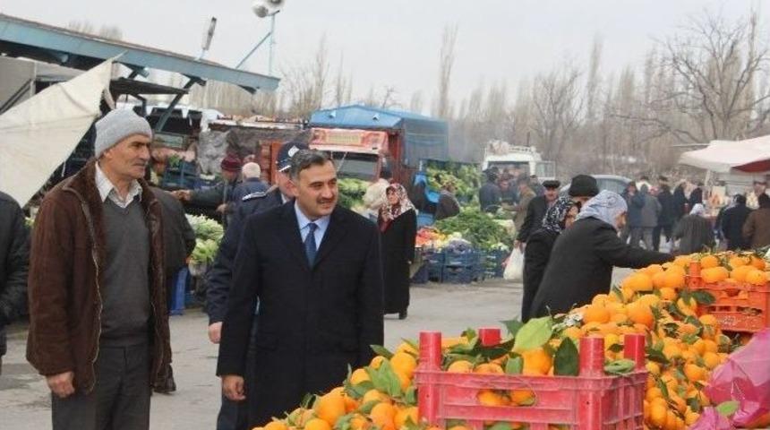 Başkan Cabbar&rsquo;ın Pazar Yeri Ziyareti