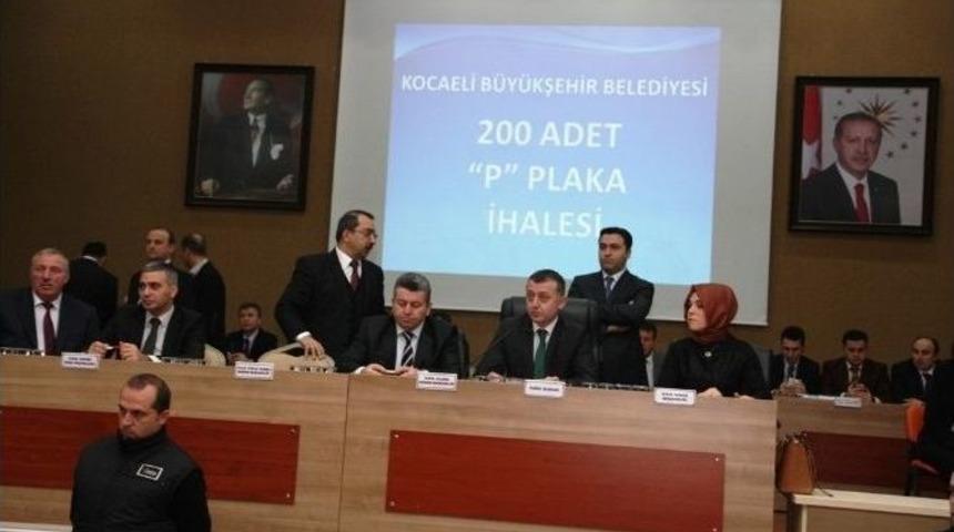 B&uuml;y&uuml;kşehir Belediyesi 200 Adet P Plaka Satışı İ&ccedil;in İhale Yaptı