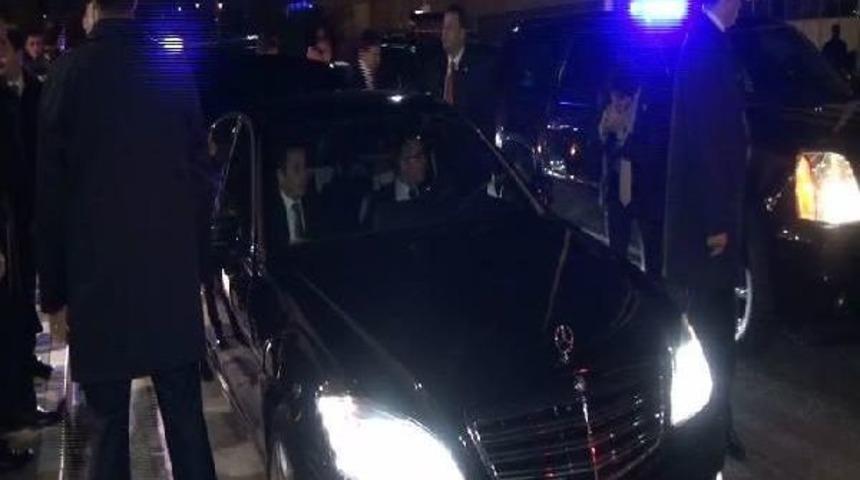 Başbakan Ahmet Davutoğlu Yurda D&ouml;nd&uuml;