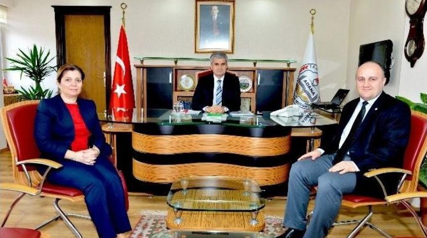 Yeşilay&rsquo;dan Milli Eğitim M&uuml;d&uuml;r&uuml; Turan Akpınar&rsquo;a Ziyaret