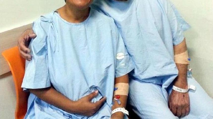 Karaciğeriyle Babasını Yaşama Bağladı