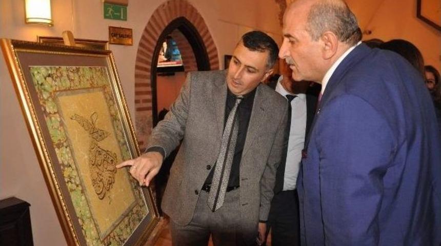 Bursa Olgunlaşma Enstit&uuml;s&uuml;&rsquo;nden Ebru Sergisi