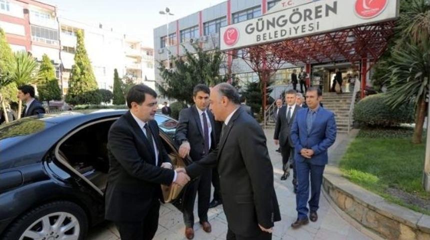 Vali Vasip Şahin, Başkan Karaman&rsquo;ı Ziyaret Etti