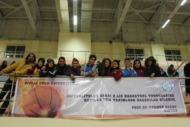 Beü’de Üniversiteler Arası 2. Lig Basketbol Turnuvası