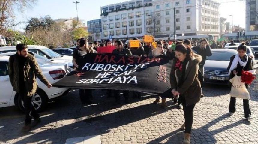 Beyazıt'ta "roboski" Canlandırması