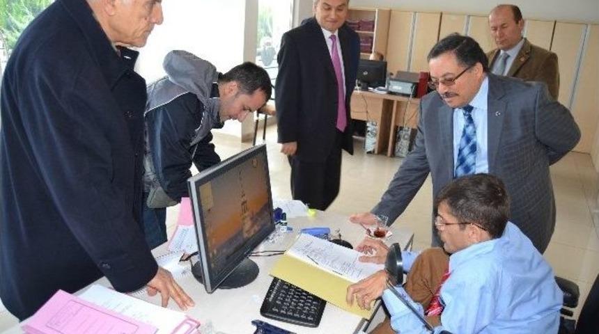 Kaymakam Atlamaz, T&uuml;ketici Hakem Heyetini Ziyaret Etti