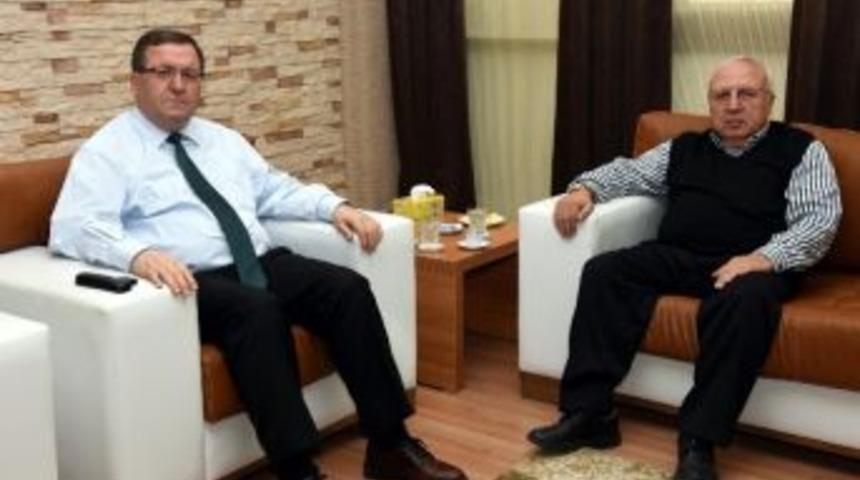 Başkan Bozkurt&rsquo;tan Rekt&ouml;r Solak&rsquo;a Ziyaret