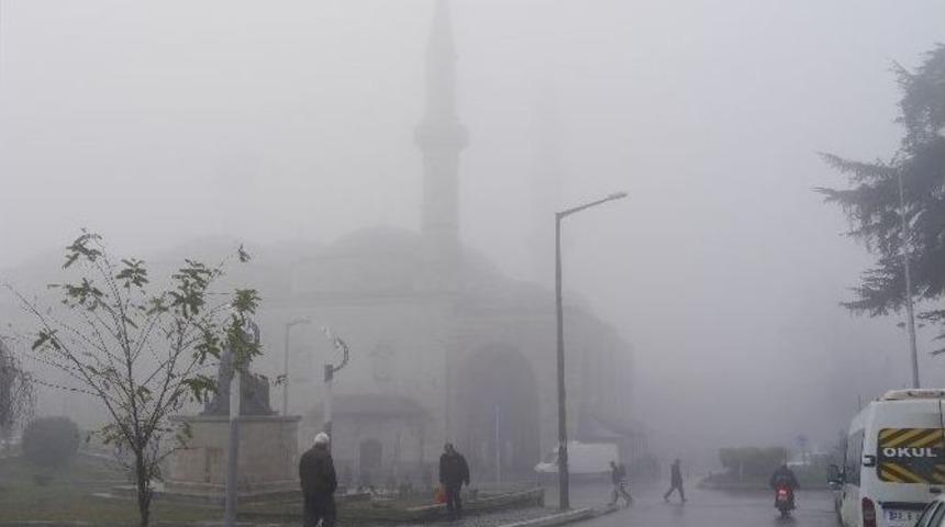 Edirne&rsquo;de Yoğun Sis