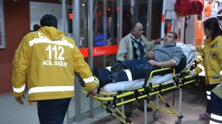 Tekirdağ&rsquo;da Motosikletle Otomobil &Ccedil;arpıştı: 1 Yaralı