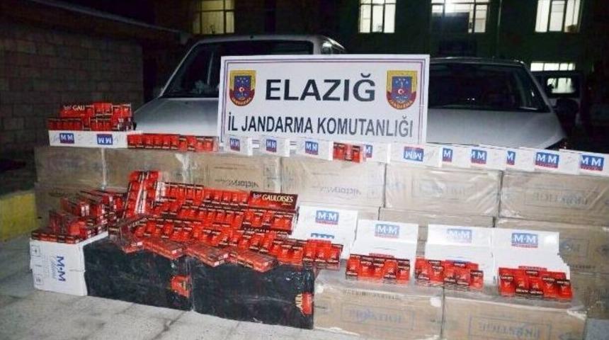 Elazığ&rsquo;da 13 Bin Paket Ka&ccedil;ak Sigara Ele Ge&ccedil;irildi
