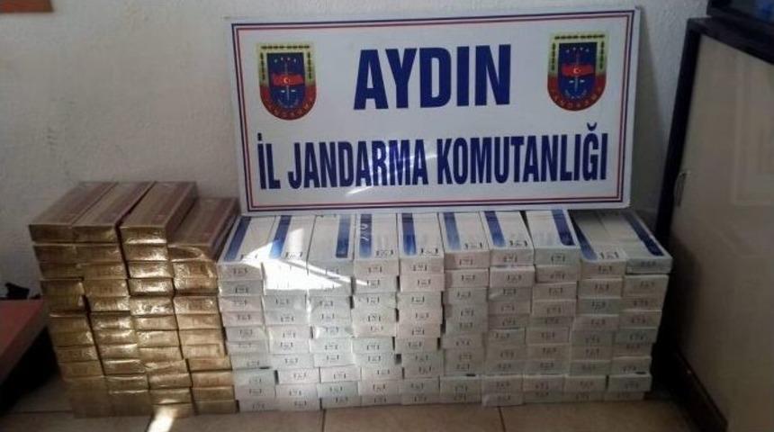 Buharkent&rsquo;te 1560 Paket Ka&ccedil;ak Sigara Ele Ge&ccedil;irildi