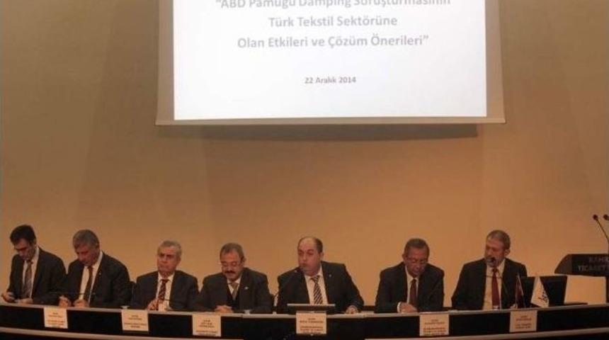 Uslu, Kahramanmaraş&rsquo;taki Damping Soruşturması Toplantısına Katıldı