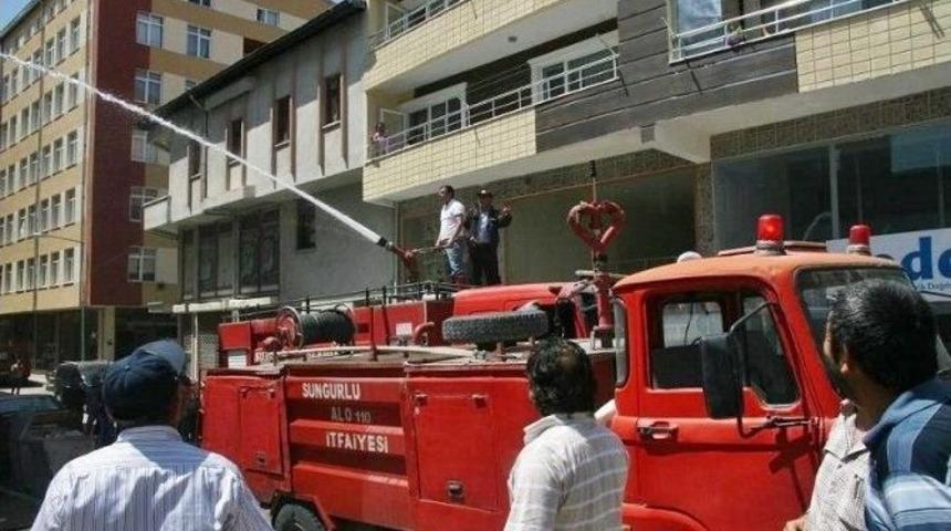 Sungurlu İtfaiyesi 128 Yangına M&uuml;dahale Etti