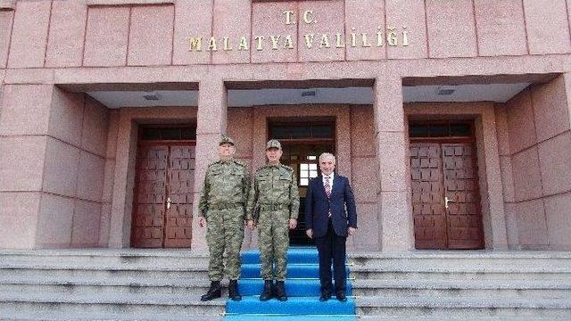 Kara Kuvvetleri Komutanı Orgeneral Hulusi Akar, Vali Süleyman Kamçı’yı Ziyaret Etti