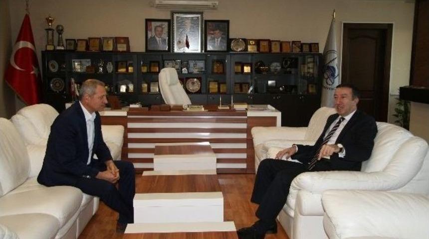 Milletvekili Hasan Ali &Ccedil;elik&rsquo;ten, Başkan Dişli&rsquo;ye Ziyaret