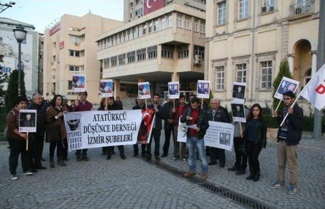 Liseli Gencin Tutuklanması, İzmir'de Protesto Edildi