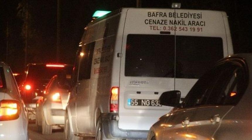 Vedat Şahin&rsquo;in Cenazesi Samsun&rsquo;a Getirildi