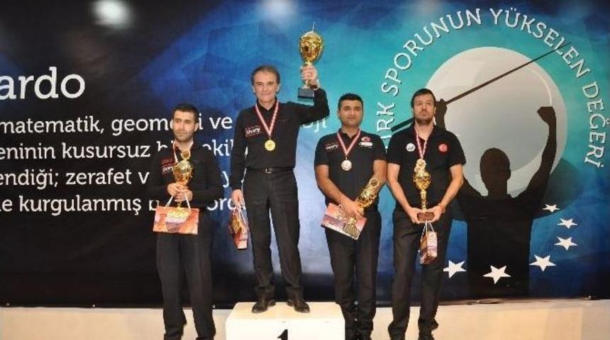 T&uuml;rkiye 3 Bant Bilardo Şampiyonası Sona Erdi