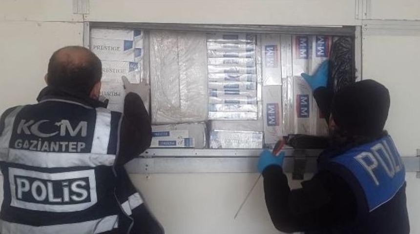 Gaziantep&rsquo;te 130 Bin Paket Ka&ccedil;ak Sigara Ele Ge&ccedil;irildi