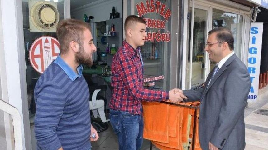 Vali T&uuml;rker&rsquo;den Esnaf Ziyaretleri