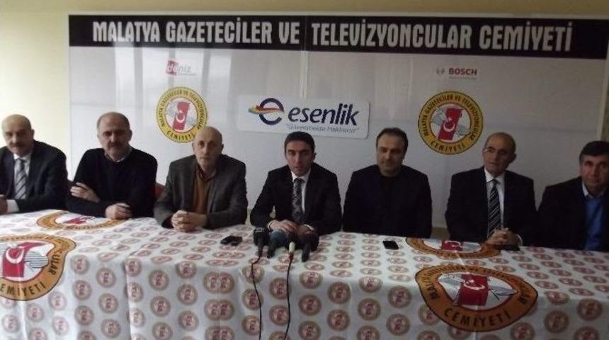 Chp Malatya İl Y&ouml;neticileri, Gazeteciler Ve Televizyoncular Cemiyeti&rsquo;ni Ziyaret Etti