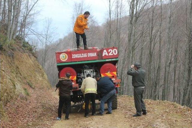 Zonguldak’ta Orman Yangını