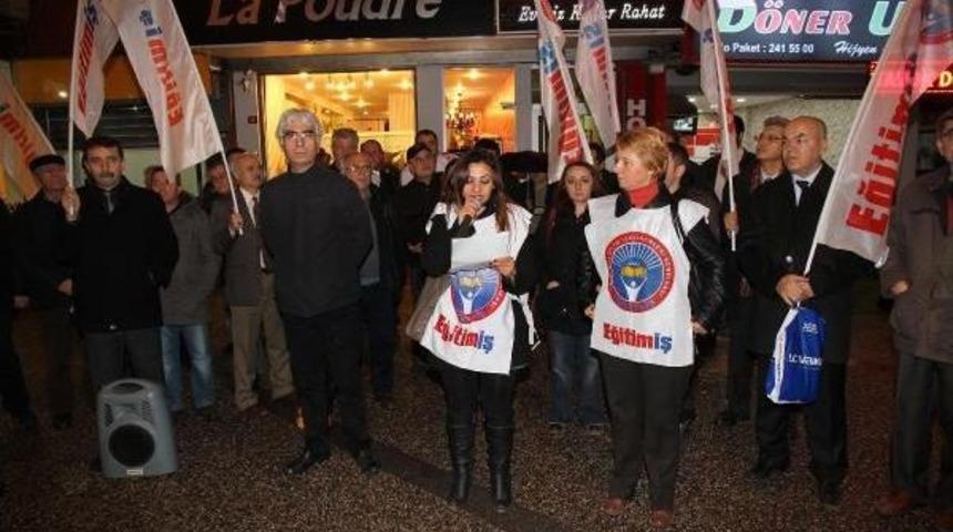 Tandoğan M&uuml;dahalesi Balıkesir'de Protesto Edildi