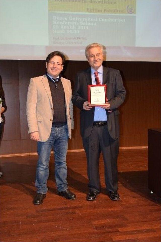 Düzce Üniversitesi Konferans Dizilerine Devam Ediyor