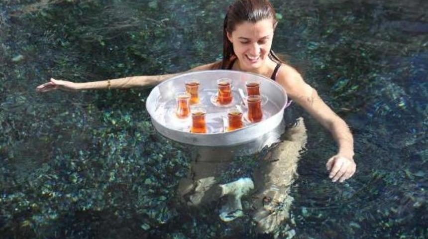 Tuğba &Ouml;zay'ın Balıklı Kaplıca Keyfi