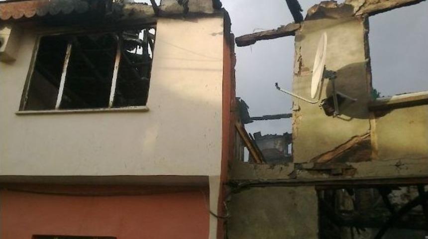 K&ouml;yde Korkutan Yangın