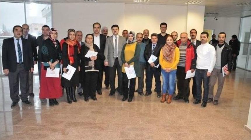 Sağlık M&uuml;d&uuml;rl&uuml;ğ&uuml; B&uuml;nyesinde &Ccedil;alışan Memurlara Temel İlk Yardım Eğitimi Verildi