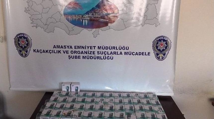 Amasya&rsquo;da 73 Ka&ccedil;ak Cep Telefonu Ele Ge&ccedil;irildi