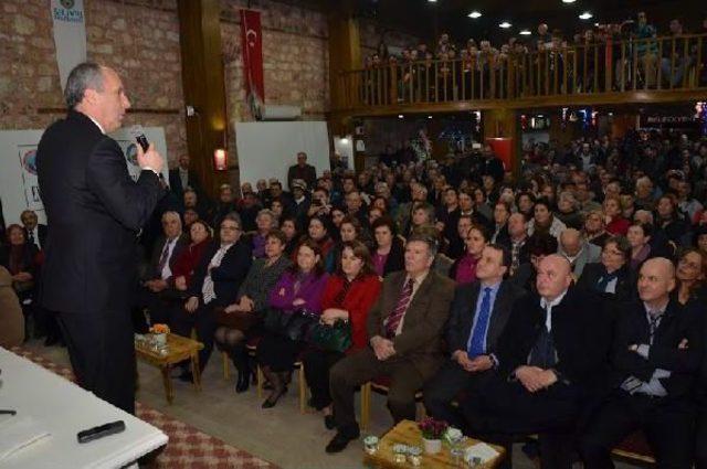 Chp'li İnce: Terör Örgütüne Yardım Ve Yataklıktan Sen De Yargılanmalısın