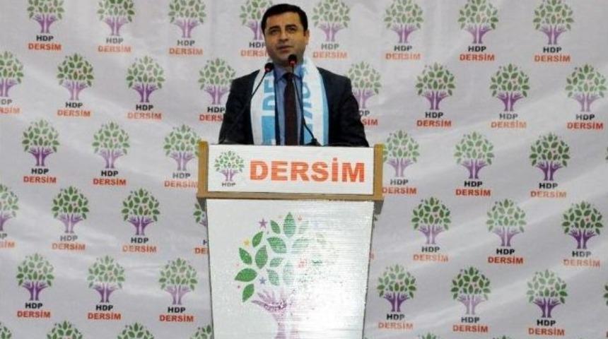Demirtaş, Hdp Tunceli Kongresinde Konuştu