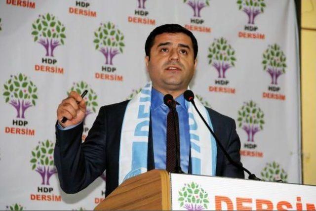 Demirtaş: Hdp'nin Akp İle İttifak Yaptığını Söylemek Alçaklıktır