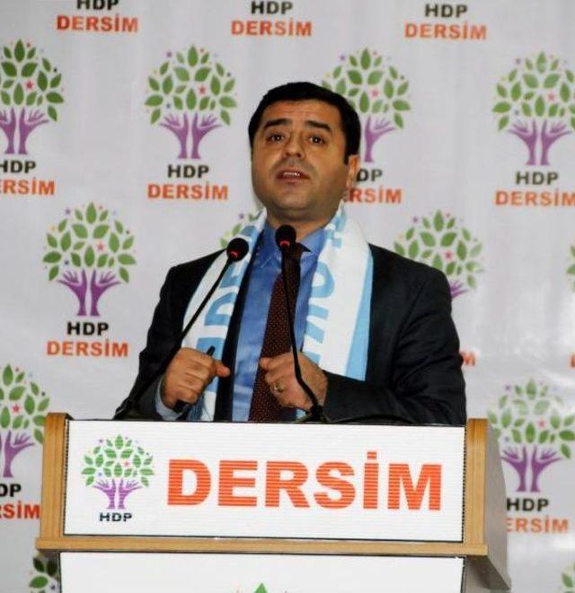 Demirtaş: Hdp'nin Akp İle İttifak Yaptığını Söylemek Alçaklıktır